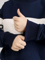 Свитшот для мальчика синий в школу