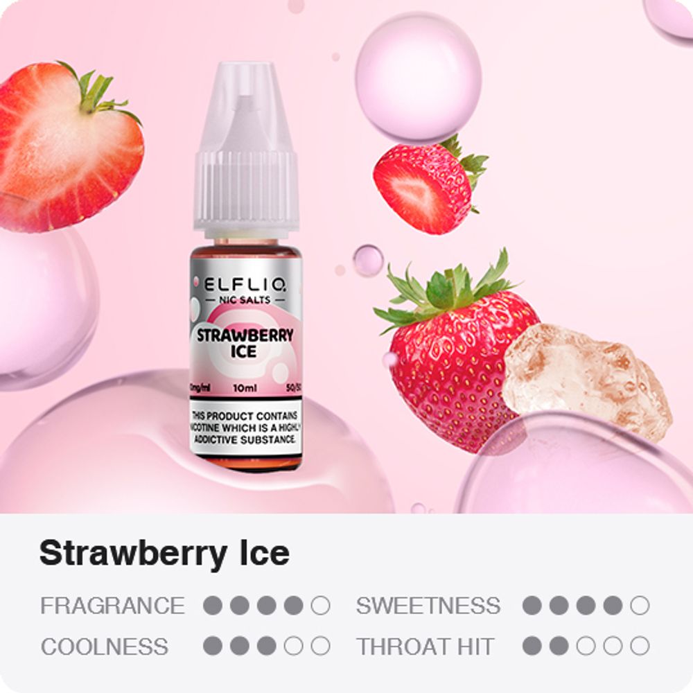 ELFLIQ - Strawberry Ice (5% nic, 30ml)