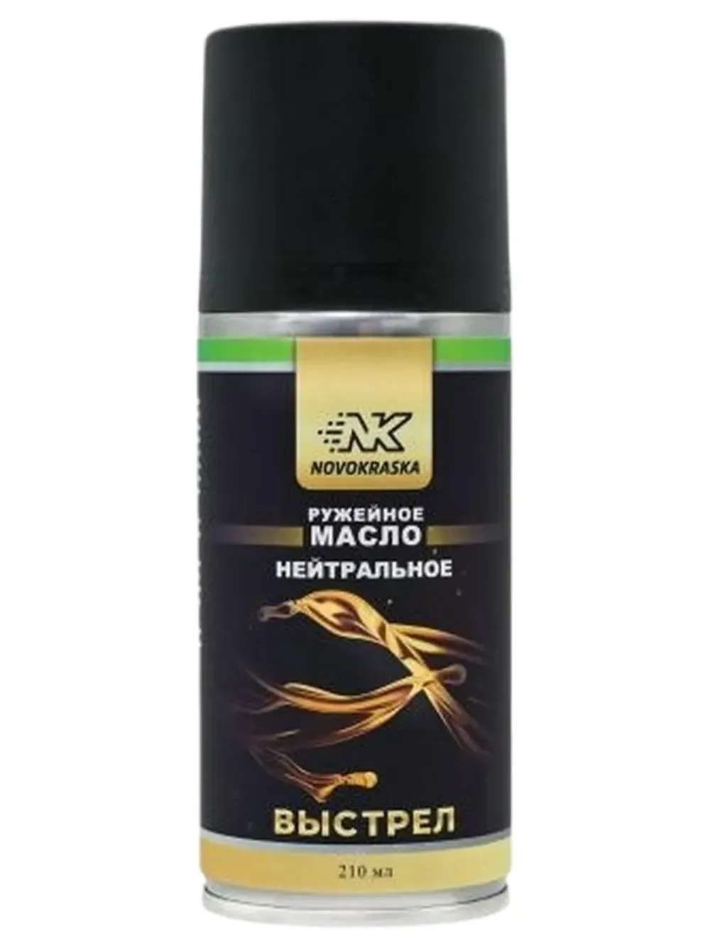 Оружейное масло нейтральное для чистки оружия NK ВЫСТРЕЛ, 210 мл, NK Novokraska