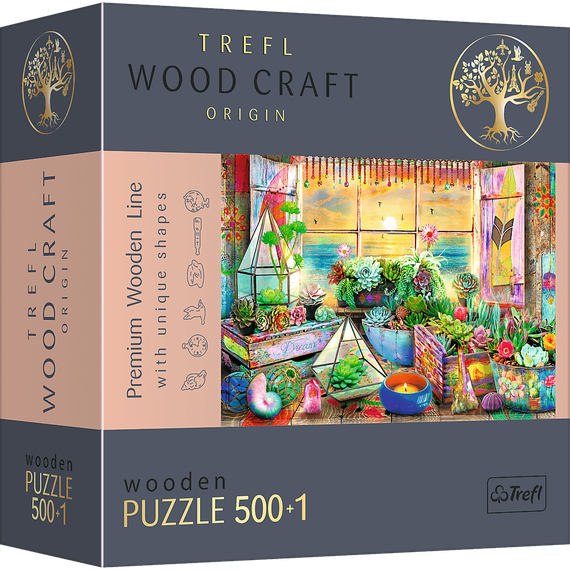 Puzzle &quot;501&quot; - Beach House / Wooden Puzzles