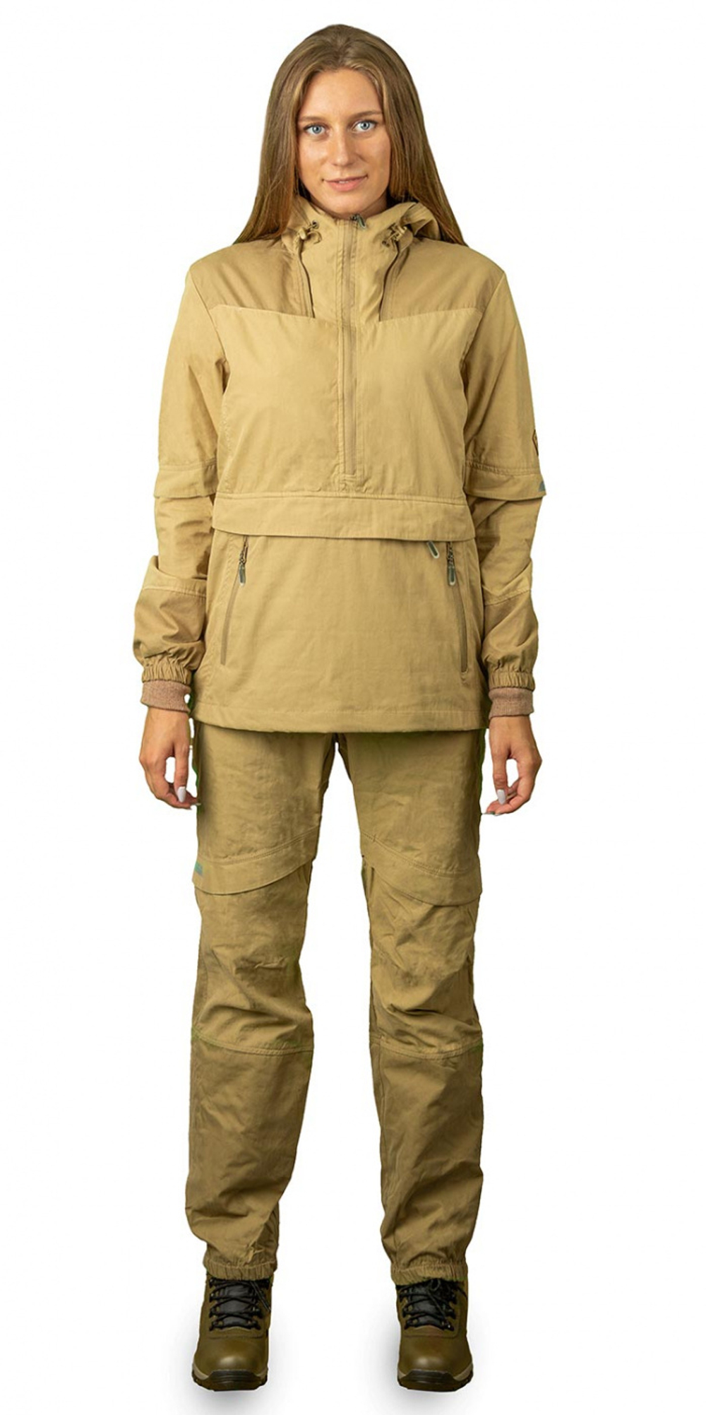 Костюм женский Orion Active "Элит Барьер" (хлопок, нейлон), светло-бежевый