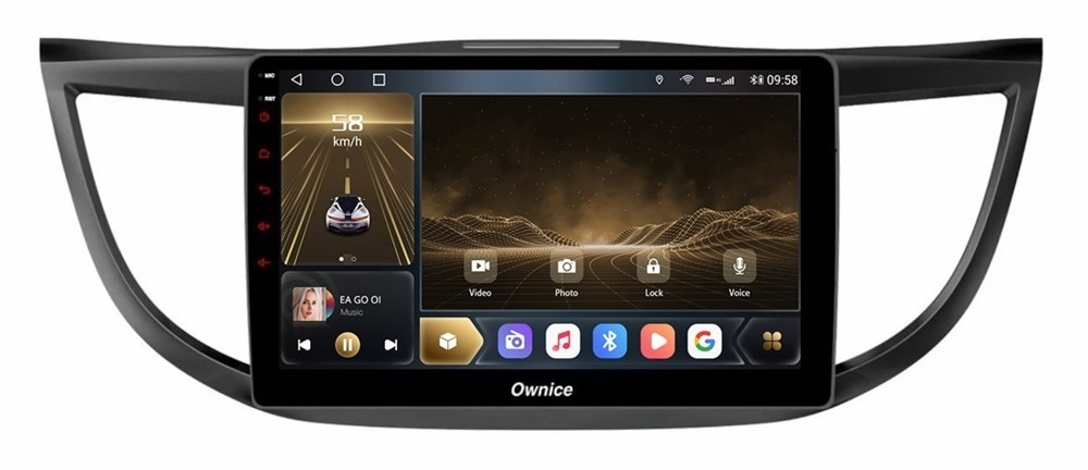 Штатная магнитола OWNICE OL-1641-P для Honda CR-V IV 2012-2015 (RM) на Android 10.0