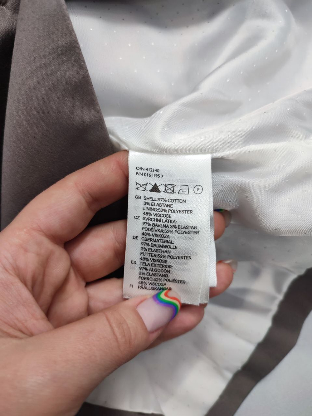 Пиджак H&M серый 38 размер