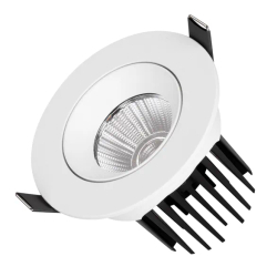 Светильник MS-ATOLL-BUILT-TURN-R94-10W Warm3000 (WH, 36 deg, 230V) (Arlight, IP54 Металл, 5 лет) 044598