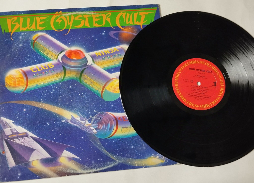 Винтажная виниловая пластинка LP Blue Oyster Cult Club Ninja (USA 1986)
