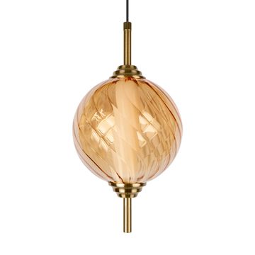 Подвесной светильник LED 30W 4000К 10421/B Amber бронза/янтарный Helix LOFT IT