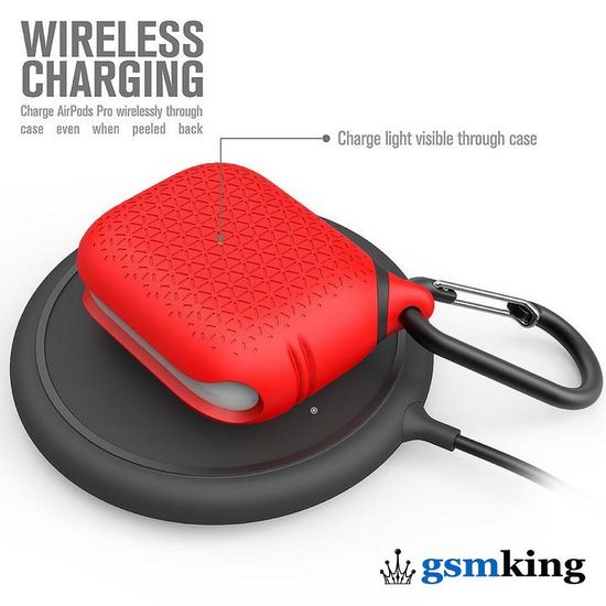 Catalyst Waterproof Case for AirPods Pro 1 & 2 Premium Edition Flame Red (Красный)