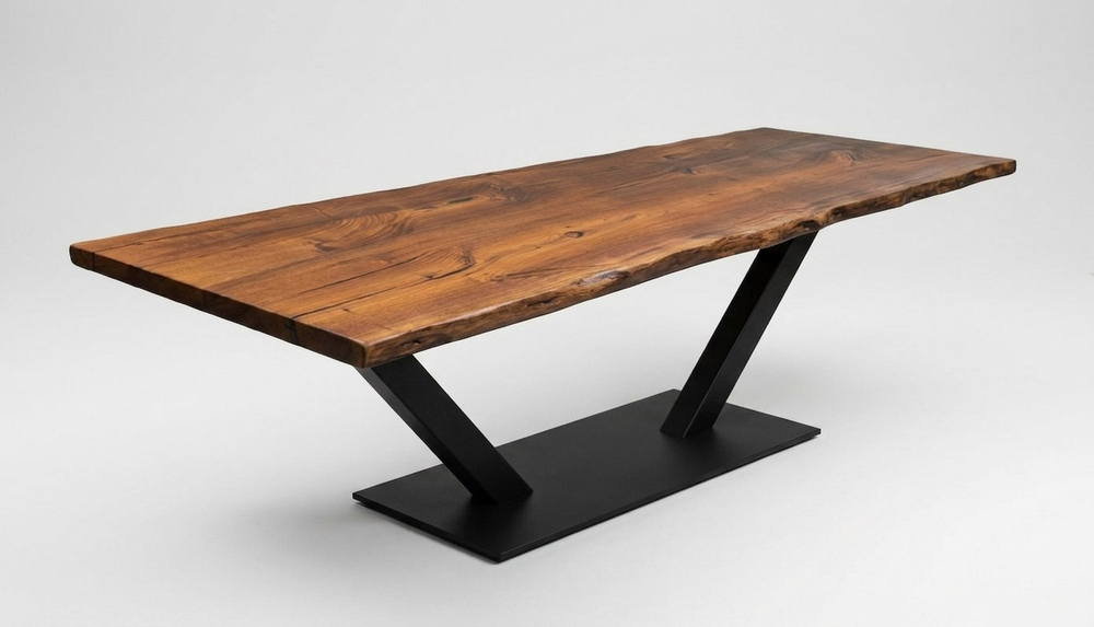 Стол обеденный из массива дуба BARK 220