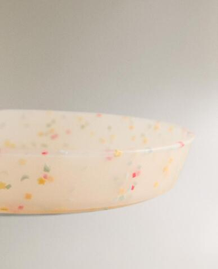 ZARA HOME ДЕТСКАЯ ТАРЕЛКА ИЗ СИЛИКОНА «КОНФЕТТИ», РАЗНОЦВЕТНЫЙ