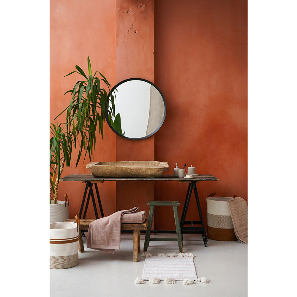 Корзина для хранения moen D45х50 см, бежевая/горчичная