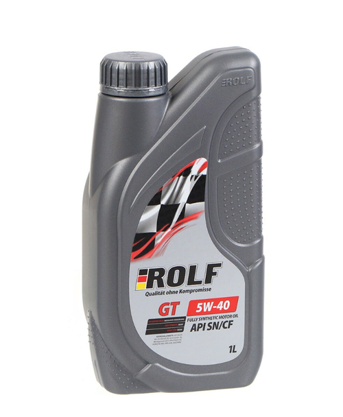 Масло Rolf GT 5W40 SN/CF A3/B4 (1л) синтетика