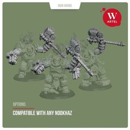 Части для миниатюры Nookhaz` Axe and gun