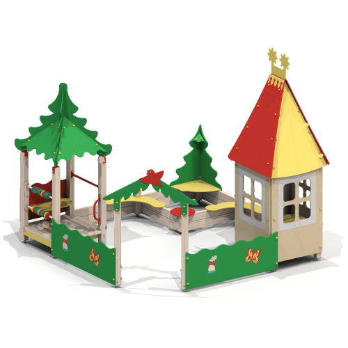 Песочный дворик «Домик на опушке»