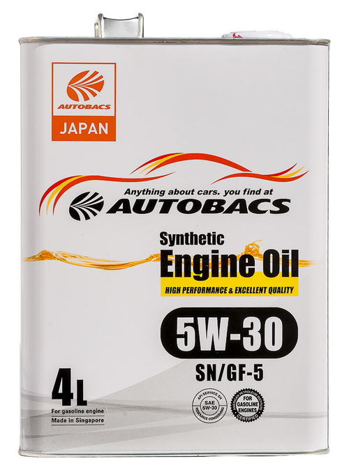 AUTOBACS Synthetic Engine Oil 5W-30 SN/GF-6A