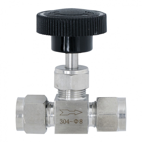 Кран игольчатый,металлический 8мм.