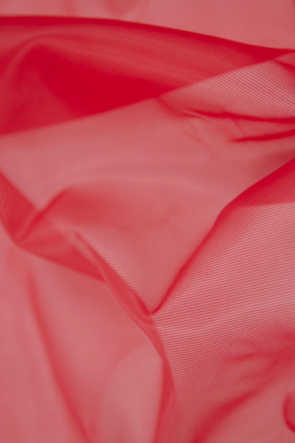 Сетка корсетная красная неэластичная метражом (Турция)