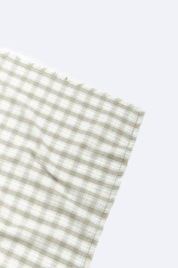 ZARA БАНДАНА В КЛЕТКУ, БЕЖЕВЫЙ