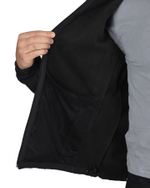 Куртка "Азов" с капюшоном черный софтшелл пл 350 г/кв.м