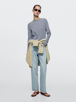 Massimo Dutti Джинсы прямого кроя, светло-голубой