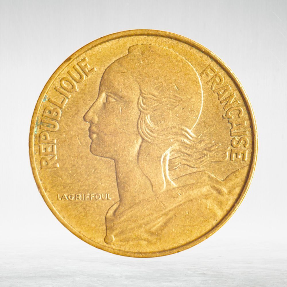 France, 20 Centimes 1968 - Marianne, VF
