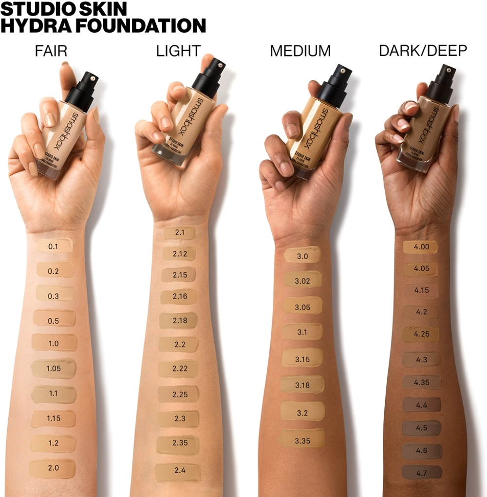 Smashbox Studio Skin 24 Hour Wear Hydrating Foundation - увлажняющая основа, 30 ml