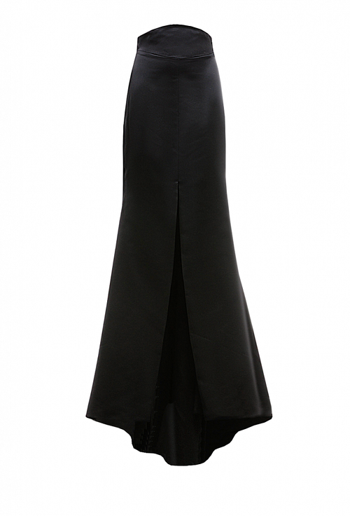 Юбка, длина макси черная 26-01-24 SS