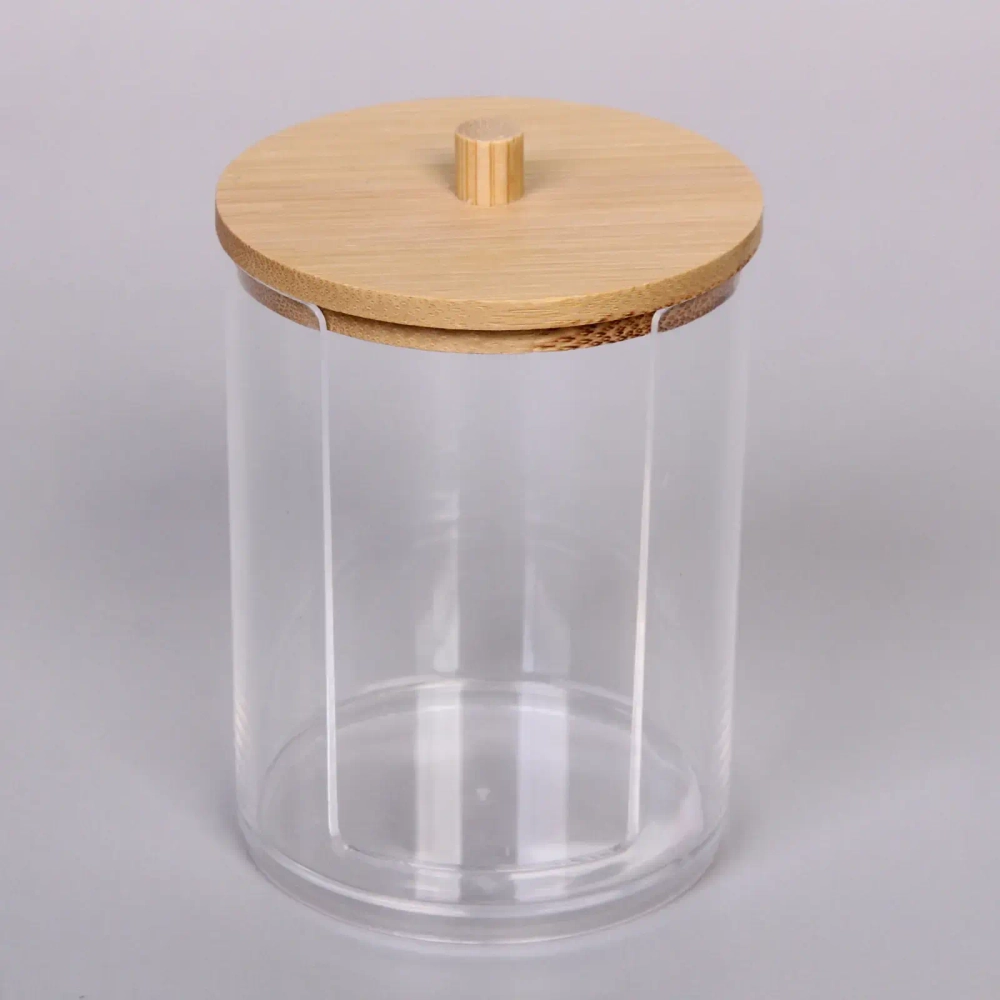 Диспенсер для ватных дисков «БРАМИНГЕМ», прозрачный, 11*7см