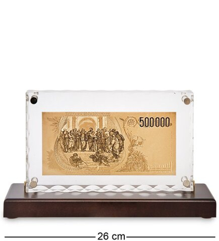 Gold Leaf HB-054 «Банкнота 500 000 ITL (лира) Италия»