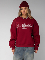 Свитшот оверсайз с принтом old money