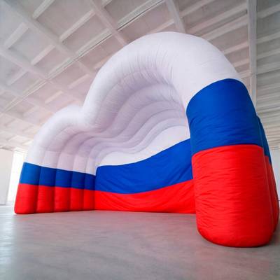 Надувная концертная сцена «Сердце России», 10,5×5×5,7 м