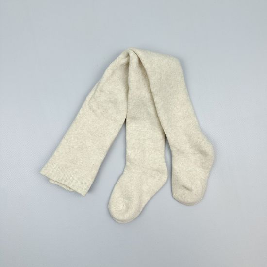 Колготки махровые, Бежевый меланж