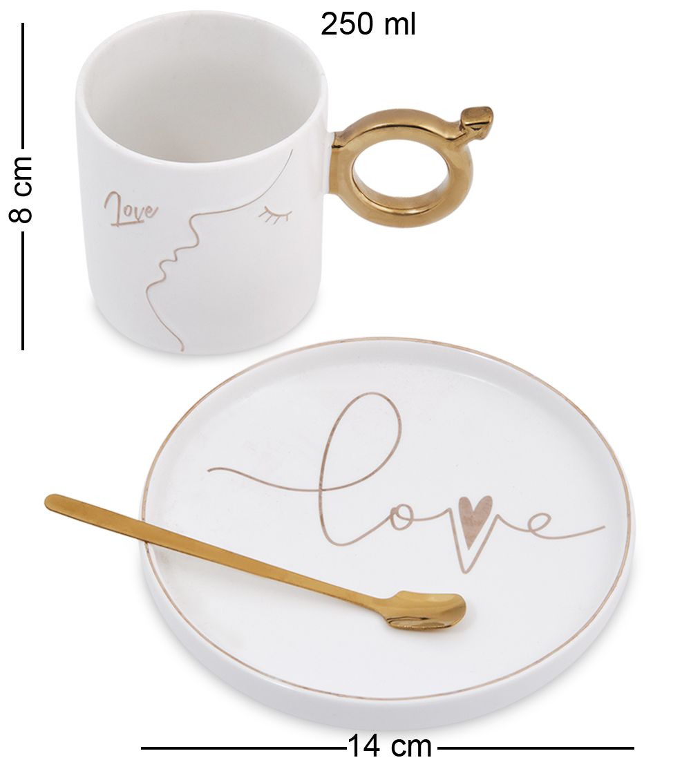 MUG-419/1 Чайная пара «Любовь»