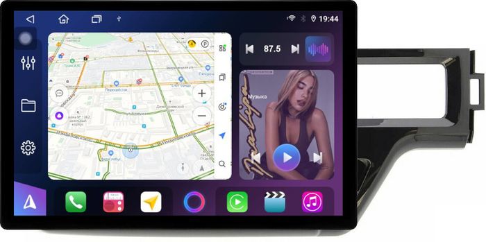 Магнитола для Honda Stepwgn 5 2015-2021 - FarCar BX877 монитор 13" 2K QLED на Android 13, Быстрая, CarPlay, 4G SIM-слот