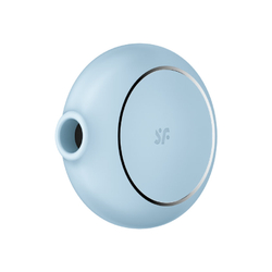 Вакуумно-волновой стимулятор с вибрацией Satisfyer Pro To Go 3, голубой