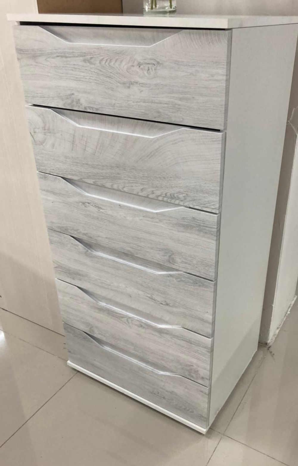 Комод Сорренто Белый/Рамбла