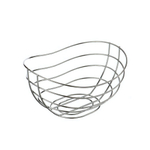 Ваза для фруктов из нержавеющей стали, тип-3, хром 265х220х140мм