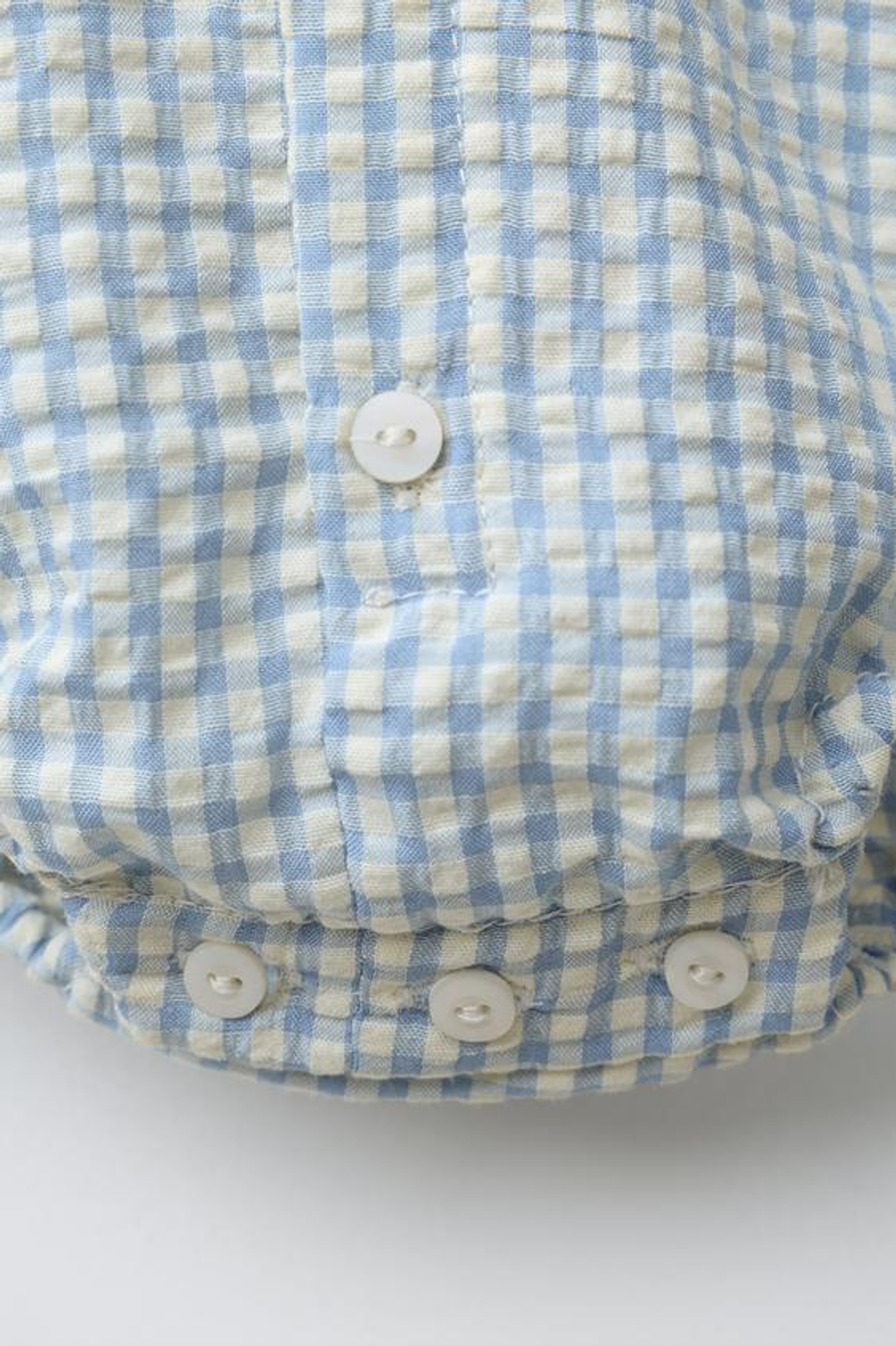 ZARA БОДИ В КЛЕТКУ ВИШИ, ГОЛУБОЙ