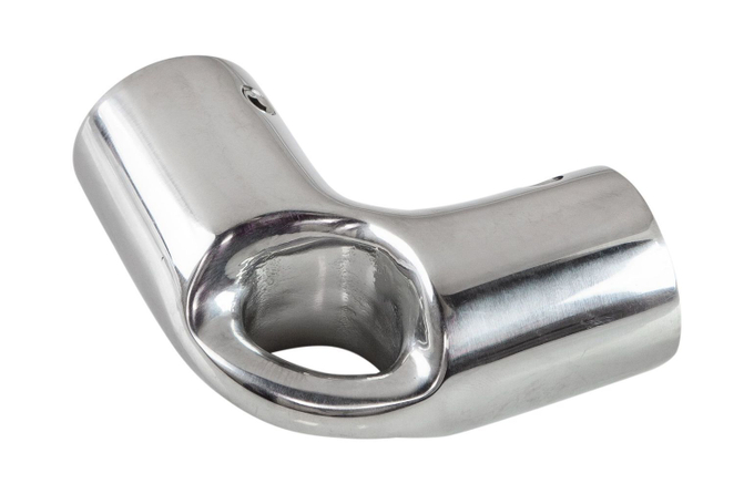 Колено леера 7/8" (22,2 мм), 90 град с петлей