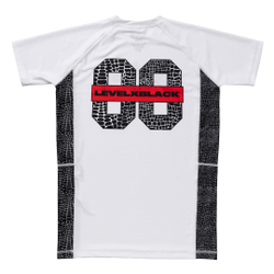 Рашгард Level x Black GOTHIC SERPENT белое 