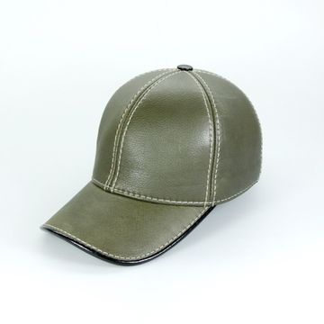 Бейсболка утепленная зеленая с ушами