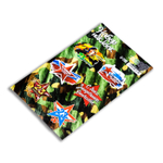 Наклейки «Кружочки 23 февраля» 6 шт 1 лист