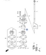 Шпонка крыльчатки охлаждения для лодочных моторов DF8-DF20