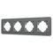 Рамка стеклянная FRM-OMALI-GS-4-GR Arlight 049702