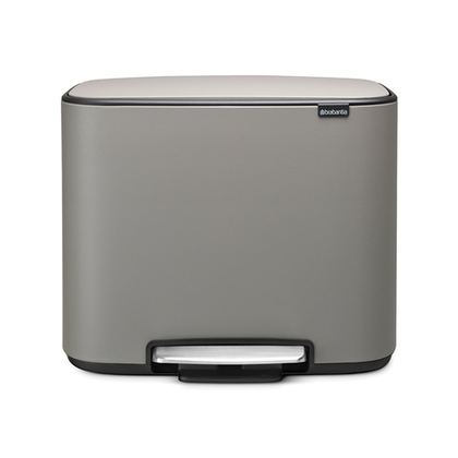Мусорный бак Bo Pedal Bin 3x11л Brabantia Минерально-серый