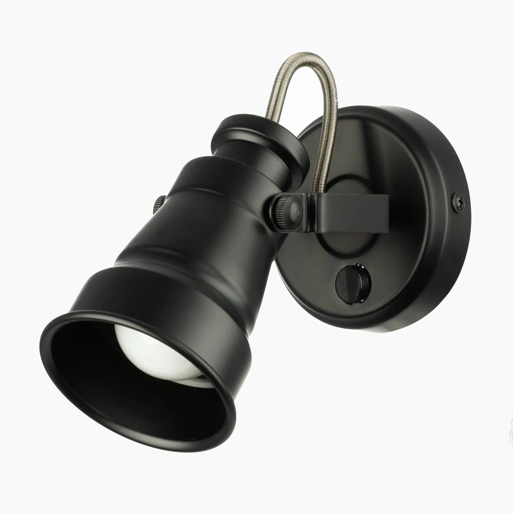 Citilux Бейкер CL541511 Спот поворотный с выключателем Чёрный