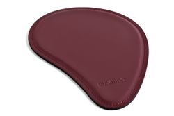 коврик для мыши кожаный бордовый