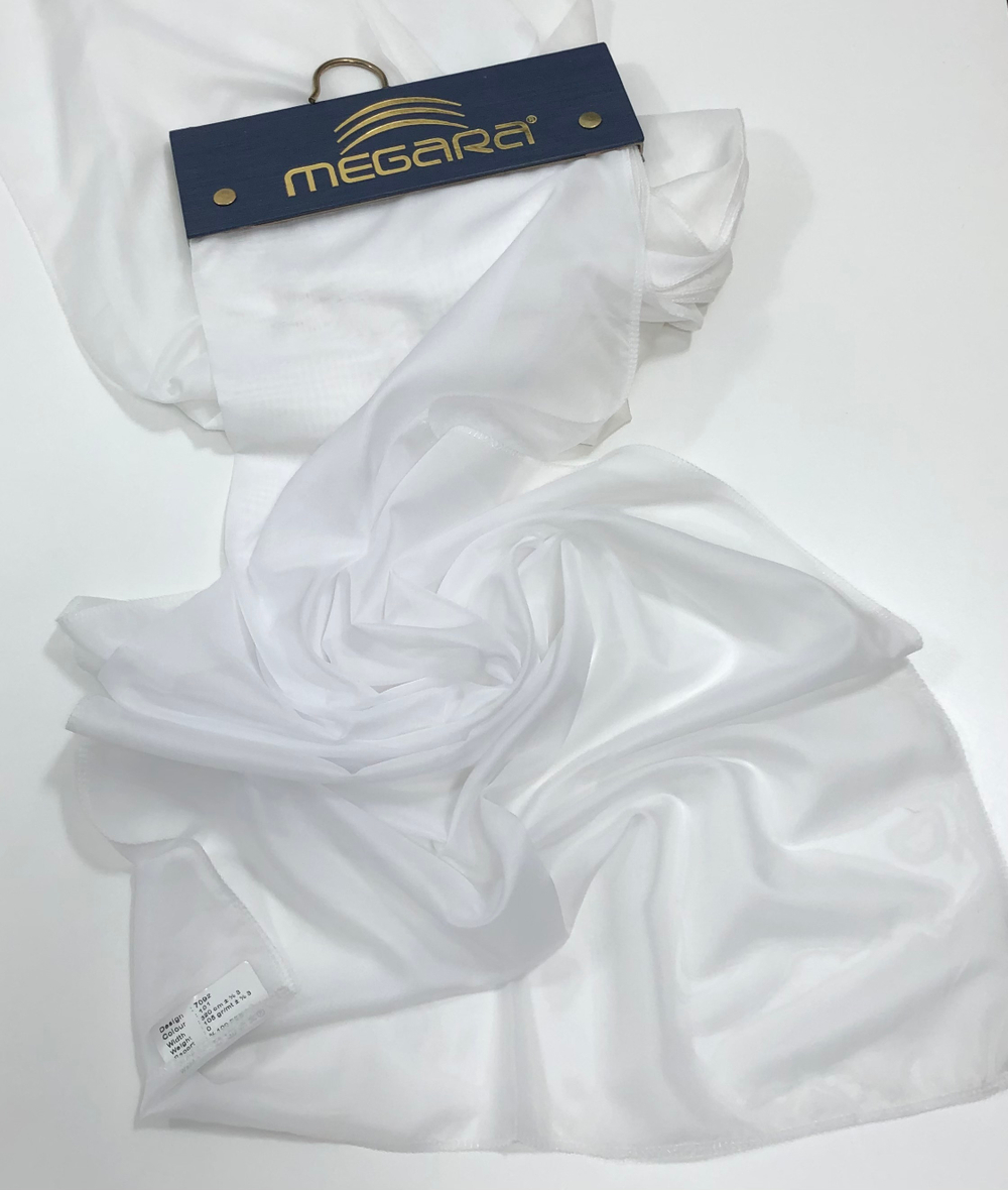 Тюль шелк вуаль Megara арт. 7092 (высота 320 см, Турция)