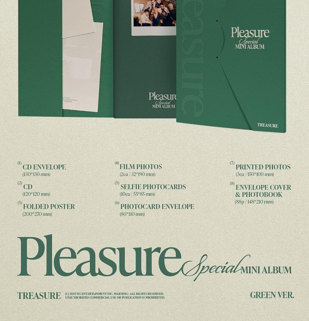Альбом TREASURE - PLEASURE Special Mini Album RANDOM Version