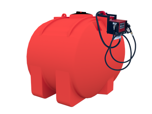 Мобильная Мини АЗС PT-G4000U 24V Политим 60 л/мин 4000 л.(1642x2200x1610см;красный) - арт.560845