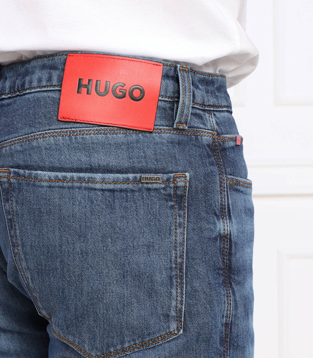 джинсы hugo 708 HUGO - голубой(50489875)